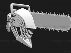 Chainsaw Man Helmet - Denji Cosplay 3D print model 3D Print Model