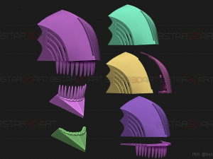 Chainsaw Man Helmet - Denji Cosplay 3D print model 3D Print Model