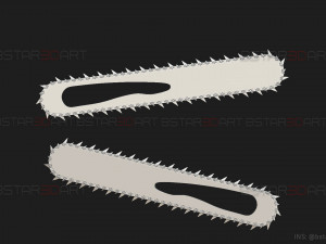 Chainsaw Man Blade Arms - Denji Cosplay Modèles 3D en vedette