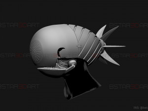 Bomb Devil Reze Helmet - Chainsawman Cosplay 3D print model 3D-printmodel
