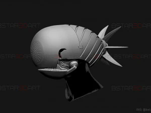Bomb Devil Reze Helmet - Chainsawman Cosplay 3D print model 3D Print Model