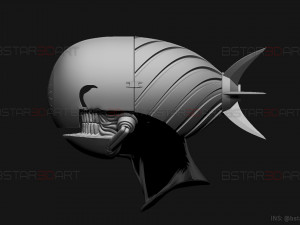 Bomb Devil Reze Helmet - Chainsawman Cosplay 3D print model 3D-printmodel