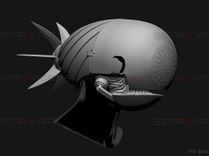 Bomb Devil Reze Helmet - Chainsawman Cosplay 3D print model 3D-printmodel