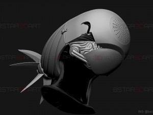 Bomb Devil Reze Helmet - Chainsawman Cosplay 3D print model 3D-printmodel