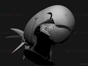Bomb Devil Reze Helmet - Chainsawman Cosplay 3D print model 3D Print Model