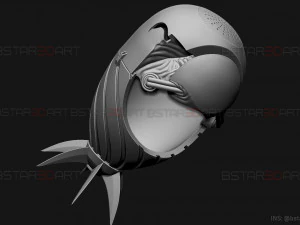 Bomb Devil Reze Helmet - Chainsawman Cosplay 3D print model 3D Print Model