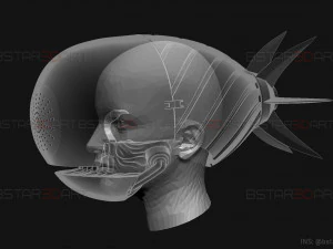 Bomb Devil Reze Helmet - Chainsawman Cosplay 3D print model 3D Print Model