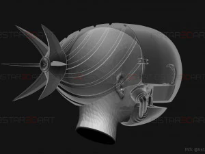 Bomb Devil Reze Helmet - Chainsawman Cosplay 3D print model 3D Print Model