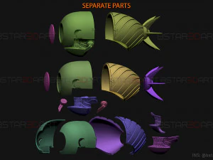 Bomb Devil Reze Helmet - Chainsawman Cosplay 3D print model 3D Print Model