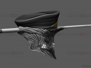 Katana Man Helmet - Chainsawman Cosplay 3D print model 3D 프린트 모델