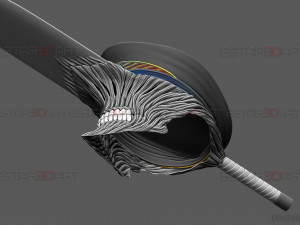 Katana Man Helmet - Chainsawman Cosplay 3D print model 3D 프린트 모델