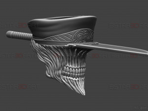 Katana Man Helmet - Chainsawman Cosplay 3D print model 3D 프린트 모델