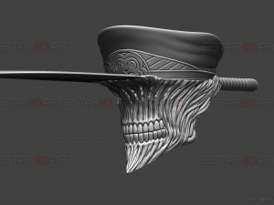 Katana Man Helmet - Chainsawman Cosplay 3D print model 3D 프린트 모델