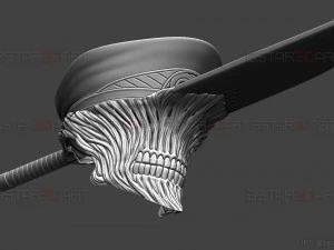 Katana Man Helmet - Chainsawman Cosplay 3D print model 3D Print Model