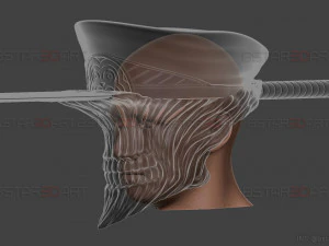 Katana Man Helmet - Chainsawman Cosplay 3D print model 3D Print Model