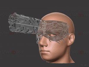 Aki Devil Mask - Chainsawman Cosplay 3Dプリントモデル