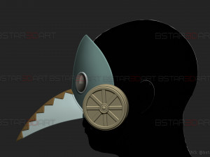 Galgali Mask - ChainsawMan Cosplay Modelo de Impressão 3D