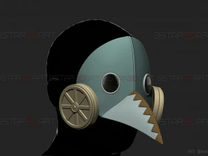 Galgali Mask - ChainsawMan Cosplay 3D Print Model