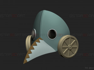 Galgali Mask - ChainsawMan Cosplay Modelo de Impressão 3D