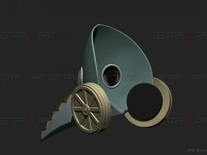 Galgali Mask - ChainsawMan Cosplay 3D Print Model