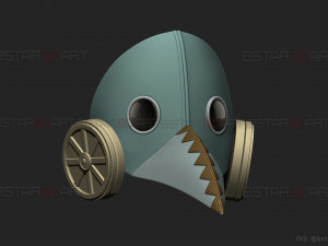 Galgali Mask - ChainsawMan Cosplay Modelo de Impressão 3D