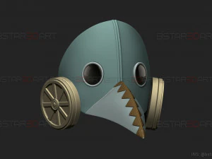 Galgali Mask - ChainsawMan Cosplay 3D Print Model