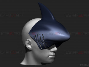 Beam Mask - ChainsawMan Cosplay 3D-Druckmodell