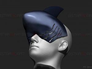 Beam Mask - ChainsawMan Cosplay 3D Print Model