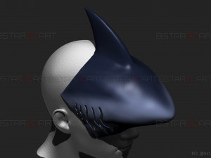 Beam Mask - ChainsawMan Cosplay 3D-Druckmodell