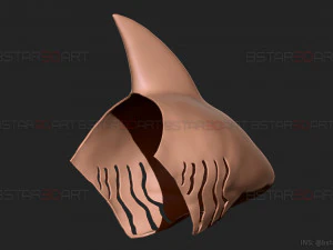 Beam Mask - ChainsawMan Cosplay 3D Print Model