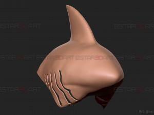 Beam Mask - ChainsawMan Cosplay 3D-Druckmodell