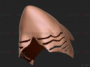 Beam Mask - ChainsawMan Cosplay 3D Print Model