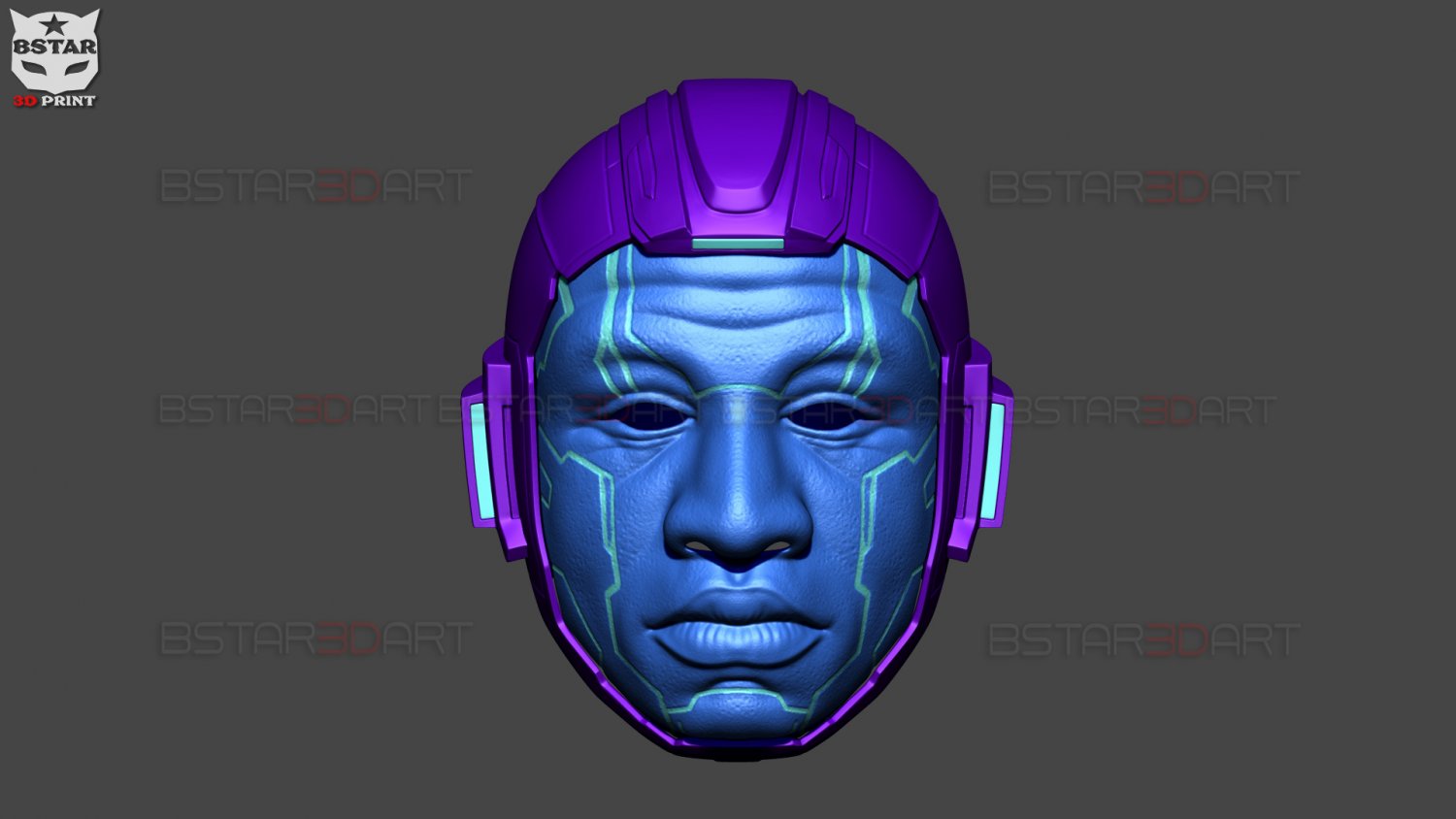 KANG The Conqueror Helmet - MARVEL COMICS Mask 3D model 3D printable