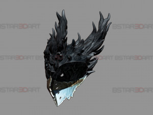 Dark Deku Mask - My Hero Academia Cosplay 3D Print Model