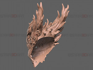 Dark Deku Mask - My Hero Academia Cosplay 3D Print Model