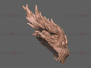 Dark Deku Mask - My Hero Academia Cosplay 3D Print Model