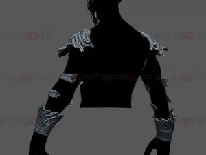 Dark Deku Arms Armor Suit - My Hero Academia Cosplay 3D Print Model
