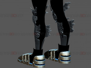 Dark Deku Legs Armor Suit - My Hero Academia Cosplay Modelo de Impressão 3D