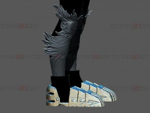 Dark Deku Legs Armor Suit - My Hero Academia Cosplay 3D Print Model