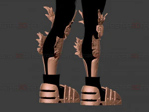 Dark Deku Legs Armor Suit - My Hero Academia Cosplay 3D Print Model