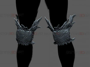Dark Deku Legs Armor Suit - My Hero Academia Cosplay 3D Print Model