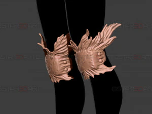 Dark Deku Legs Armor Suit - My Hero Academia Cosplay 3D Print Model