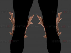Dark Deku Legs Armor Suit - My Hero Academia Cosplay Modelo de Impressão 3D
