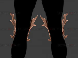 Dark Deku Legs Armor Suit - My Hero Academia Cosplay 3D Print Model