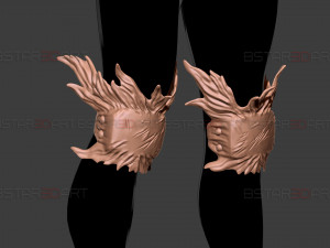 Dark Deku Legs Armor Suit - My Hero Academia Cosplay Modelo de Impressão 3D