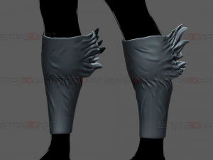 Dark Deku Legs Armor Suit - My Hero Academia Cosplay 3D Print Model