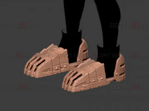 Dark Deku Legs Armor Suit - My Hero Academia Cosplay 3D Print Model