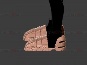 Dark Deku Legs Armor Suit - My Hero Academia Cosplay Modelo de Impressão 3D