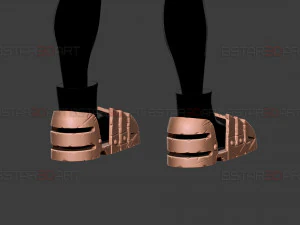 Dark Deku Legs Armor Suit - My Hero Academia Cosplay 3D Print Model
