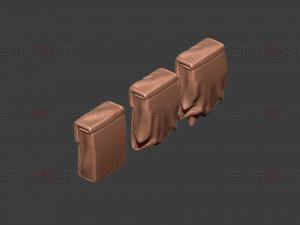 Dark Deku Belt Armor Suit - My Hero Academia Cosplay Model Cetak 3D